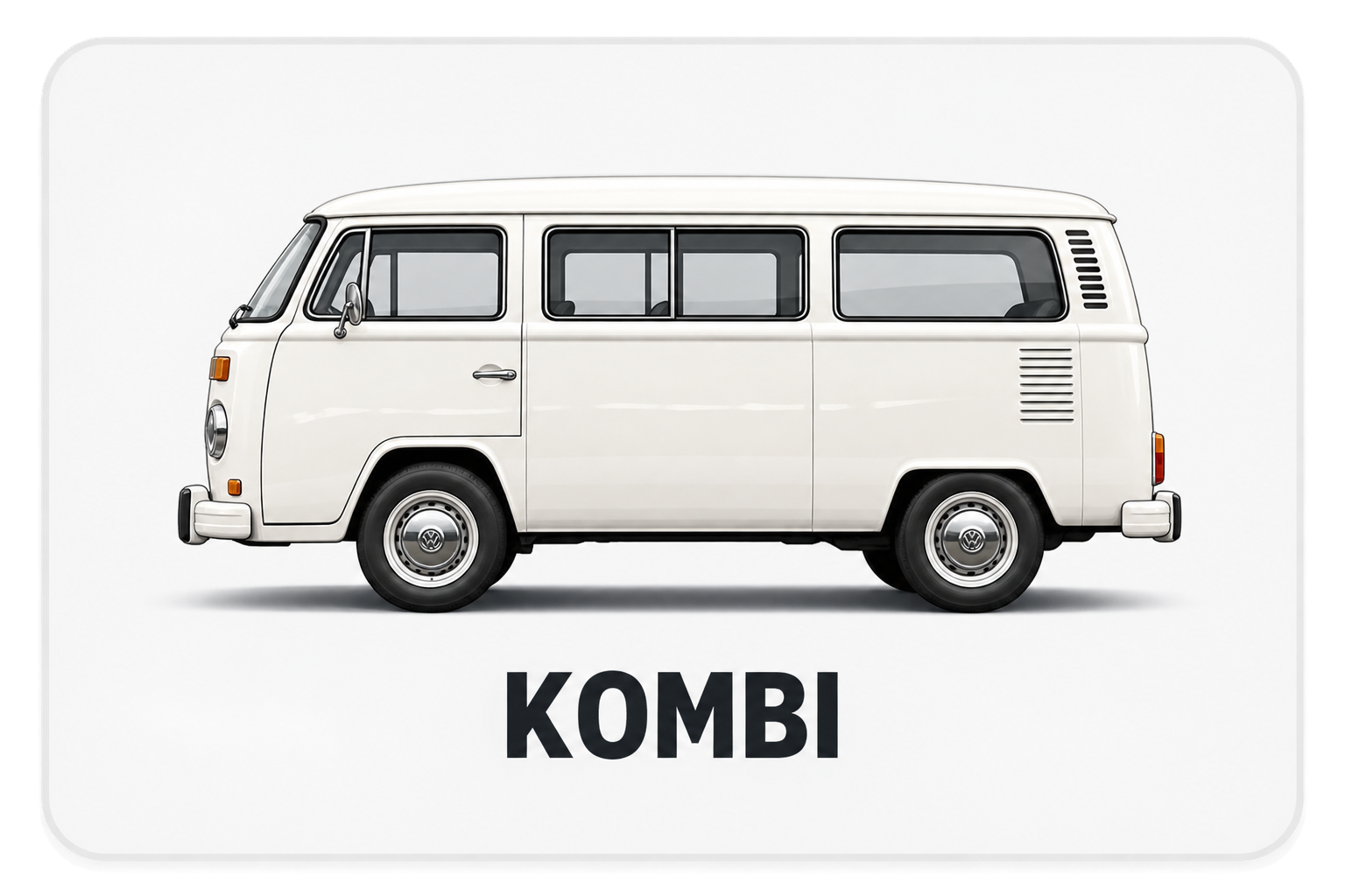 Ilustração de Kombi